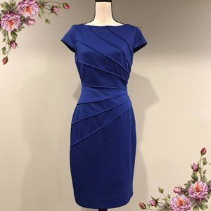NWOT blue fitted dress